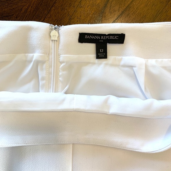Banana Republic white pencil skirt size 12 - Picture 4 of 5